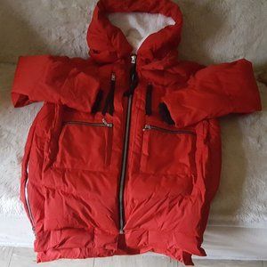 Orolay Women's Thickened Duck Down Puffer Jacket Size M Red ...New With Tags!